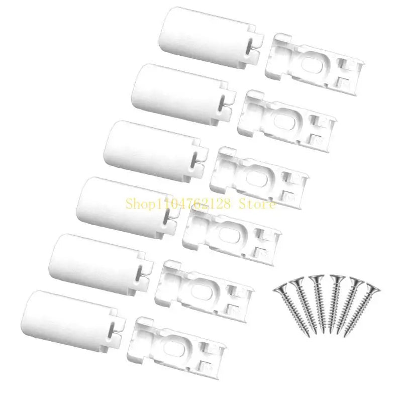 accessoires stores vénitiens blanc moderne utilitaire vis embouts supports plastique fixations chambre maison