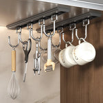 rangements cuisine porte ustensiles clips magnétiques couteau fourchette cuillère batteur planche découper moderne fonctionnel