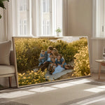 toile d'impression personnalisée moderne cadre blanc photo famille animaux paysages mariage anniversaire décoration maison