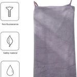 serviette bain robe bleu clair violet marron douce moelleuse séchage rapide absorbante simple confortable