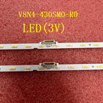 bande led blanc moderne ligne led dorée connecteurs électriques salon fixations invisibles