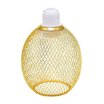 abat jour moderne or maille fine opacité intérieur décoration maison luminaire simple led