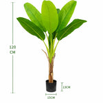 plante artificielle arbre bananier vert feuilles grandes moderne intérieur décoration maison shopping malls