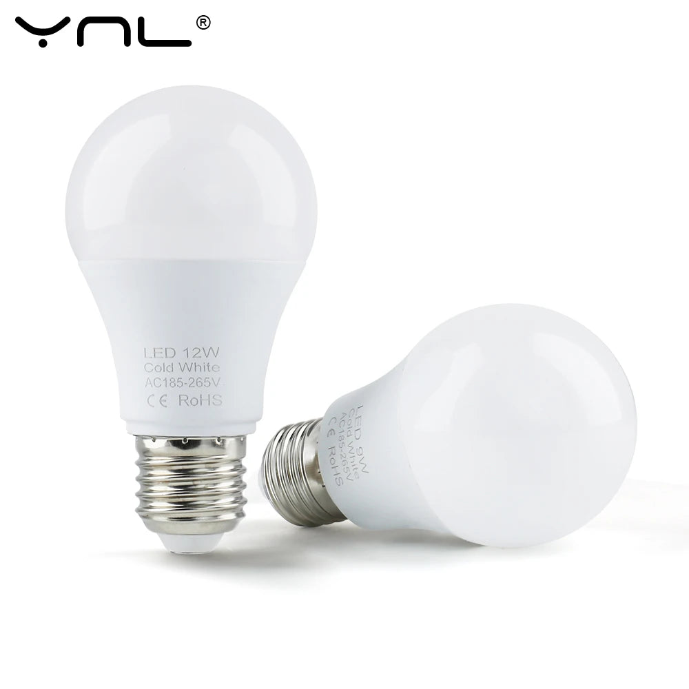 ampoules led 3w 6w 9w 12w 15w 18w e27 haute luminosité blanc opaque lisse