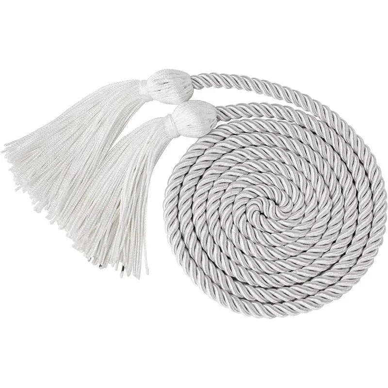 cordon remise diplôme pompon boucle ruban rayé toge graduation