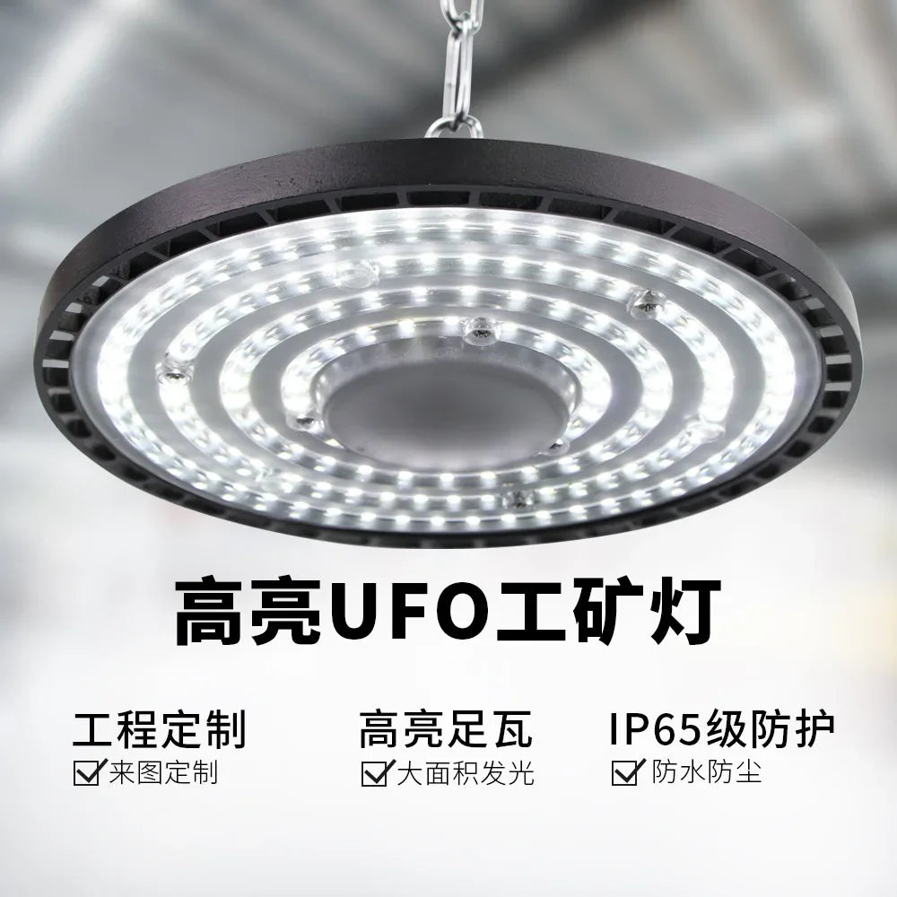 lampe led industrielle 200w noir moderne certification vde ul rohs ccc cqc