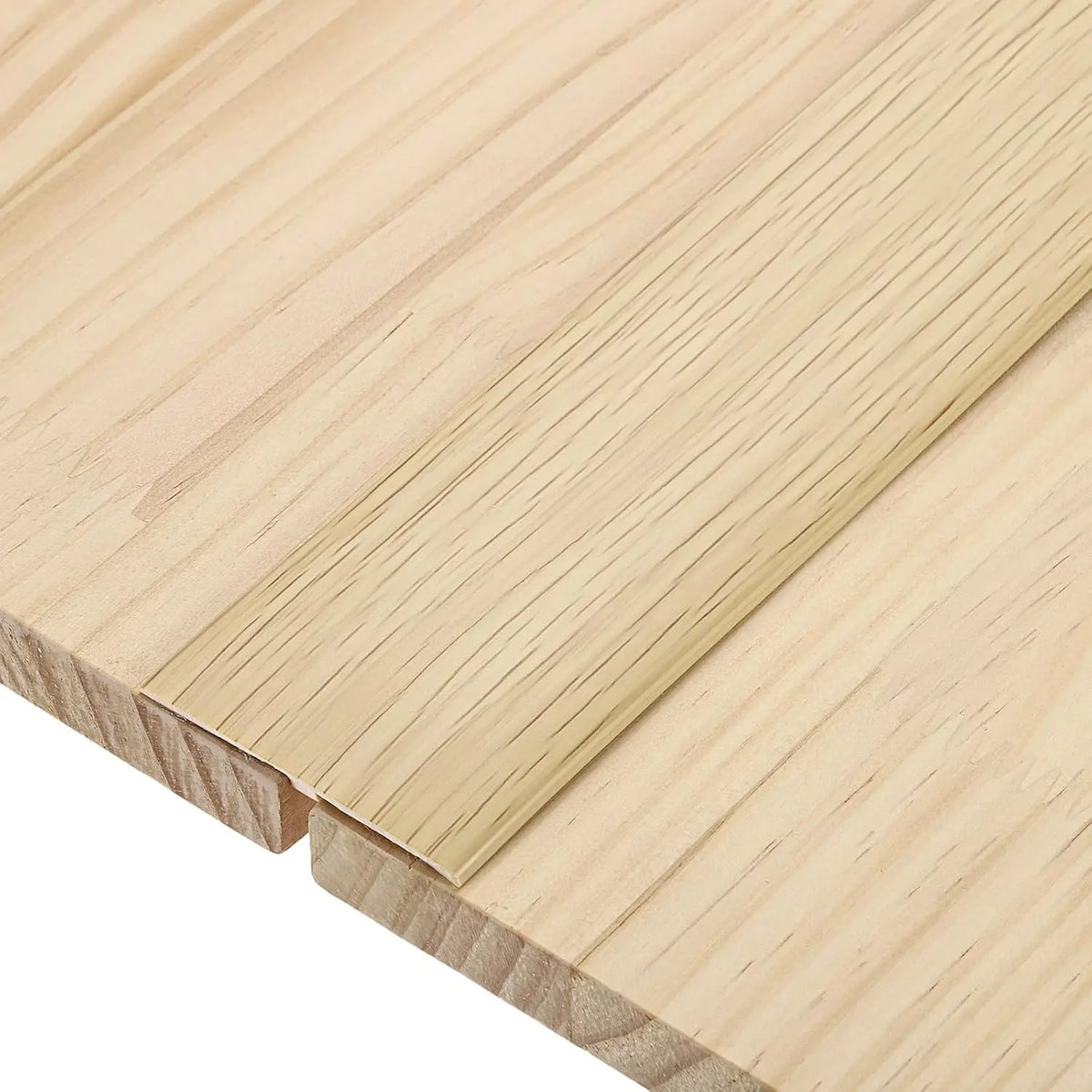 bande transition sol PVC 1m large 5cm adhésive moderne lisse bois gravé beige brun