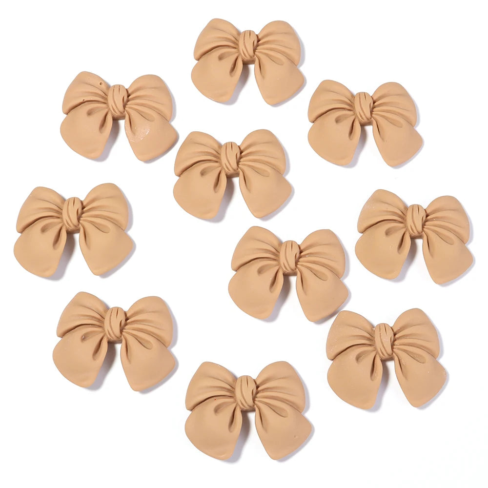 figurines kawaii rubans noues couleur diverse scrapbooking artisanat décoration moderne enfants clips