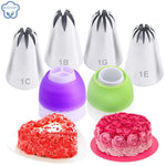 décorations gâteau embouts pâte sucre blancs coniques kit décoration desserts noirs pointillés