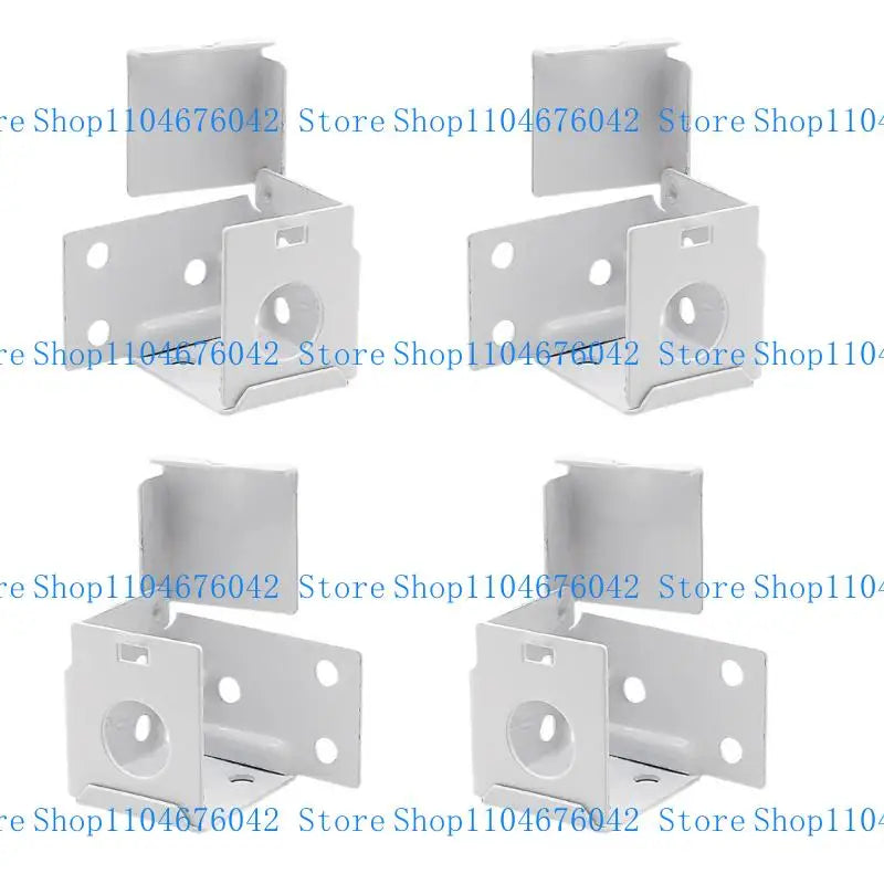 supports murals blancs modernes eyelets plaque fixation rideaux decoration salon fonctionnels