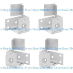 supports murals blancs modernes eyelets plaque fixation rideaux decoration salon fonctionnels