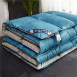 couette blanche moderne polyestère doublée soie cashmere 150x200cm 180x220cm 200x230cm