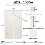 Rideau porte vert moderne motif porte, clips, sac support, opaque, maison