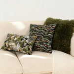 coussin decoratif moderne imprimé végétal doux polyester 30x50cm 45x45cm decoration