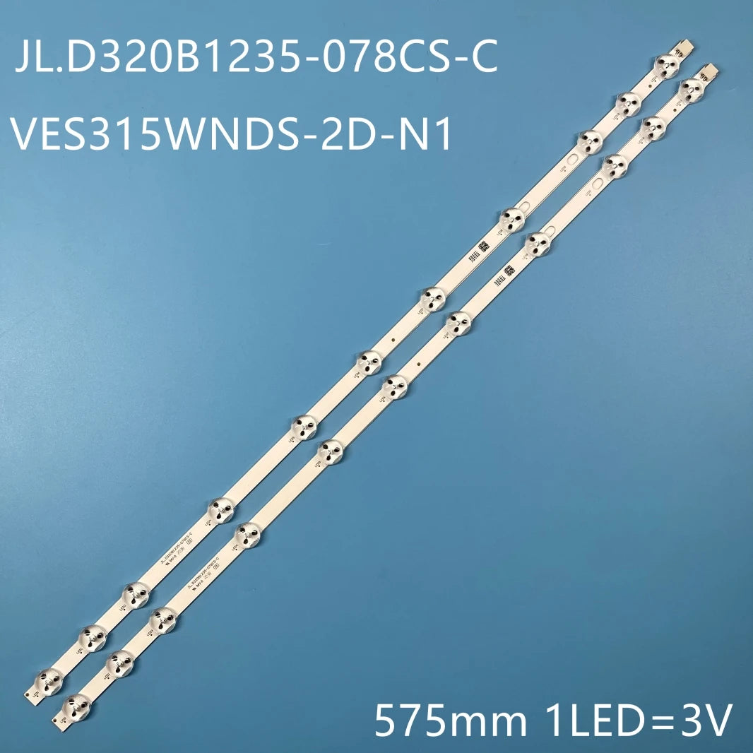 bande led 575mm blanc leds 3v moderne télévision aluminium