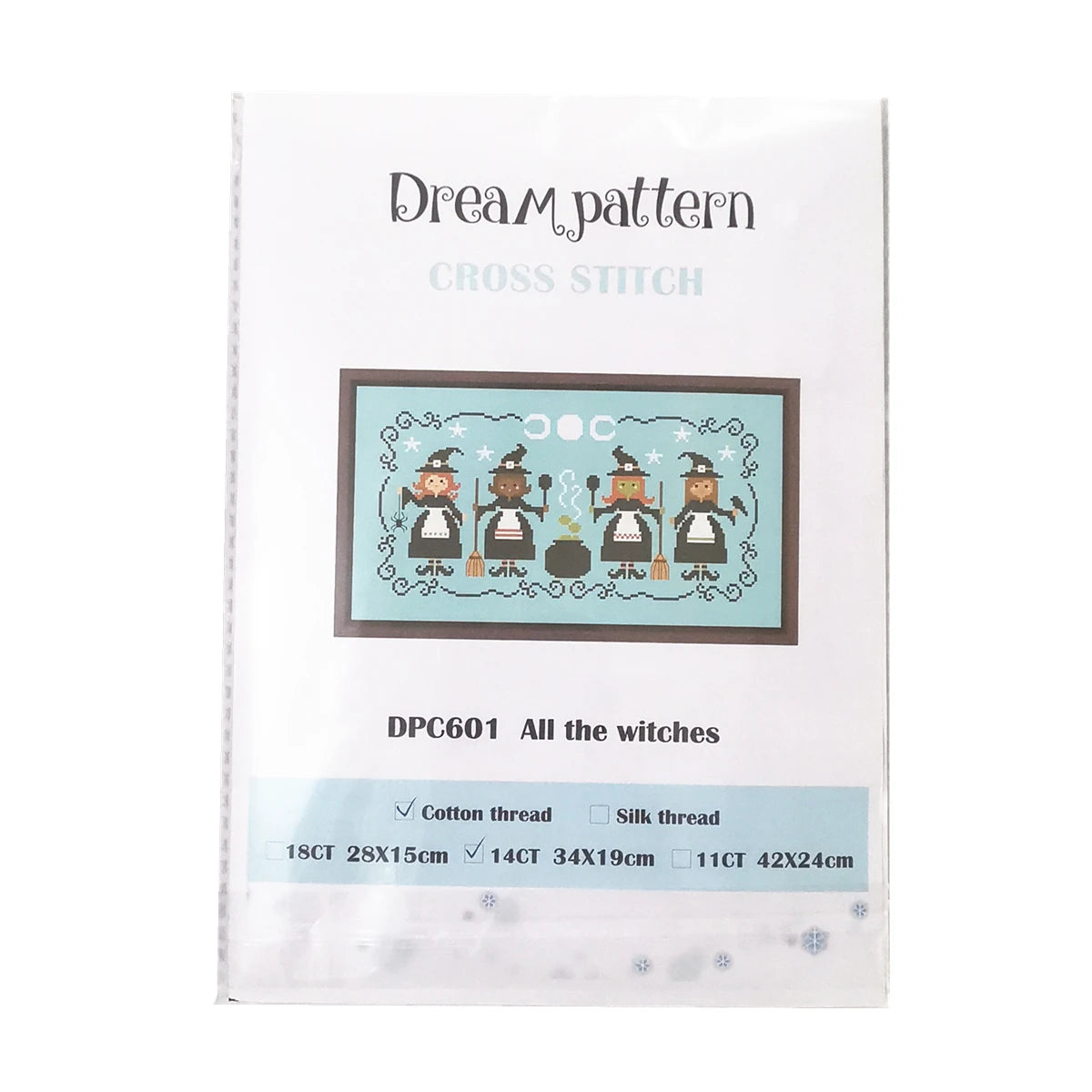 Kit broderie animaux hiver fruits instructions toile fil coton soie