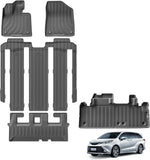 tapis sol voiture noir rayures horizontales moderne antislip waterproof ensemble coffre avantarrière