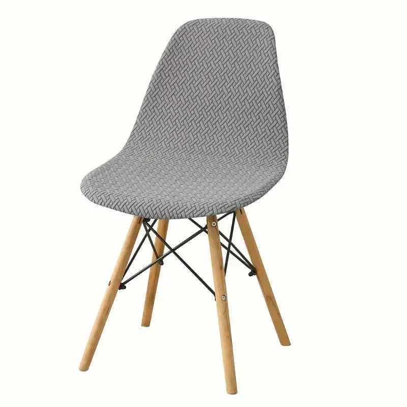 housse chaise extensible tissu motifs géométriques moderne vert gris noir festive mariage banquet