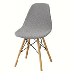 housse chaise extensible tissu motifs géométriques moderne vert gris noir festive mariage banquet