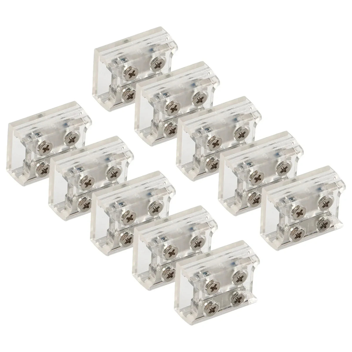 connecteur ruban led transparent 10mm strip strip wire 8mm pragmatique vis fixé