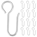Crochets pour rideau plafond 60 pièces argent Ombre Interieur