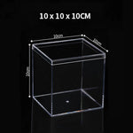 boîtes plastique transparentes modernes boîte bijoux réutiliables boîtes rangement minimalistes transparentes accessoires coiffure pièces