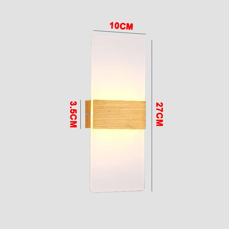 lampe murale moderne led blanc noir doré rectangulaire carré ovale mur fixe éclairage maison