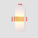lampe murale moderne led blanc noir doré rectangulaire carré ovale mur fixe éclairage maison