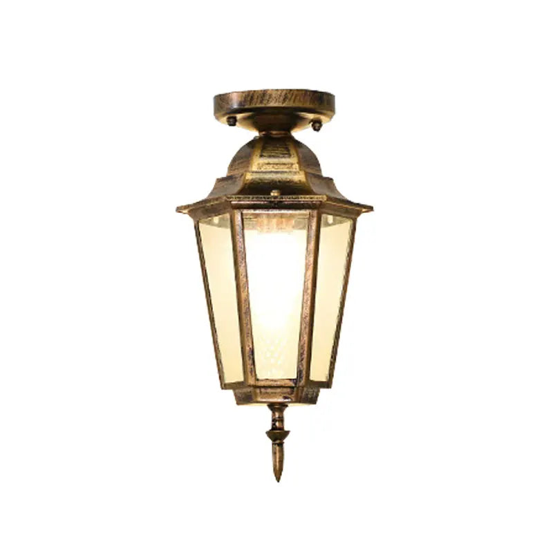 plafonniers traditionnels verre texturé ampoule incandescence noir bronze doré surface interrupteur bouton