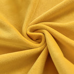 housse fauteuil velours doux moderne jaune protection extérieure intérieure lavable machine adaptable salon
