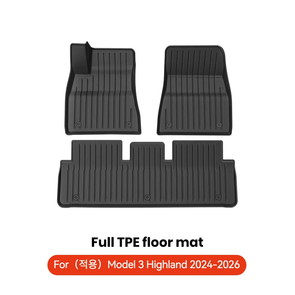 tapis sol voiture noir rayures horizontales minimaliste anti dérapant boucle spécifique imperméable intérieur auto