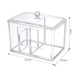 boîte pinceaux transparente diamant moderne réutilisable acrylique maquillage Brosse organisation cosmétique table