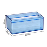 boîte mouchoirs transparente acrylique moderne maison table manger décoration intérieure