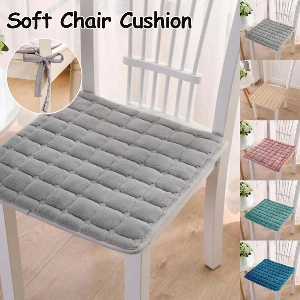 coussin chaise gris clair quadrillé coton épais moderne confortable 40x40cm 45x45cm