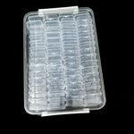 organisateur rangement boîtes plastique transparent compartiments strass broderie peinture diamant mosaïque petits éléments
