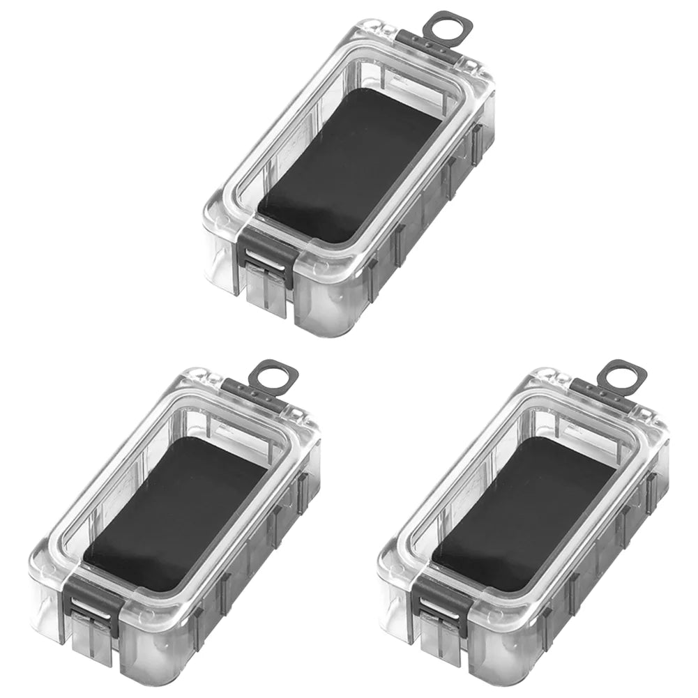 boîtes pêche transparentes accessoires carpe outils hameçons leurre pratique compactes boucle verrouillage paillettes crochets