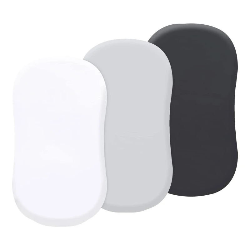 draps housses bébé protège matelas berceau minimaliste blanc gris bleu marine noir rose