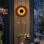 Applique murale LED ronde contemporaine blanc noir marron doré éclairage quotidien cuisine salle manger
