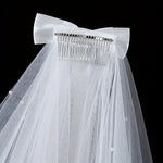 voile mariée tulle blanc classique clips ruban satin romantique fiançailles propositions photographie