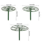 support plante métallique vert jardinage décoration fleuri piquet insertion terreau hauteur diamètre