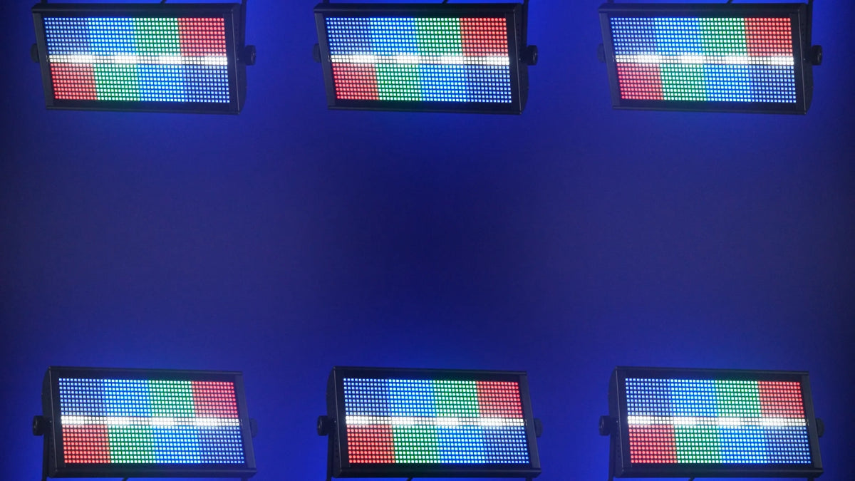 projecteurs led strobe rgbw 960 diodes 250w moderne spectacle discothèqueévénementiel