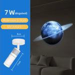 lampe projection lune moderne éclairage blanc gris éclairage intérieur plafonnier led opacité chambre salon