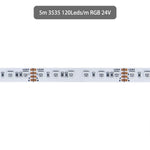 ruban led blanc moderne 120 leds adhésif ip30 24v 12v décoration maison
