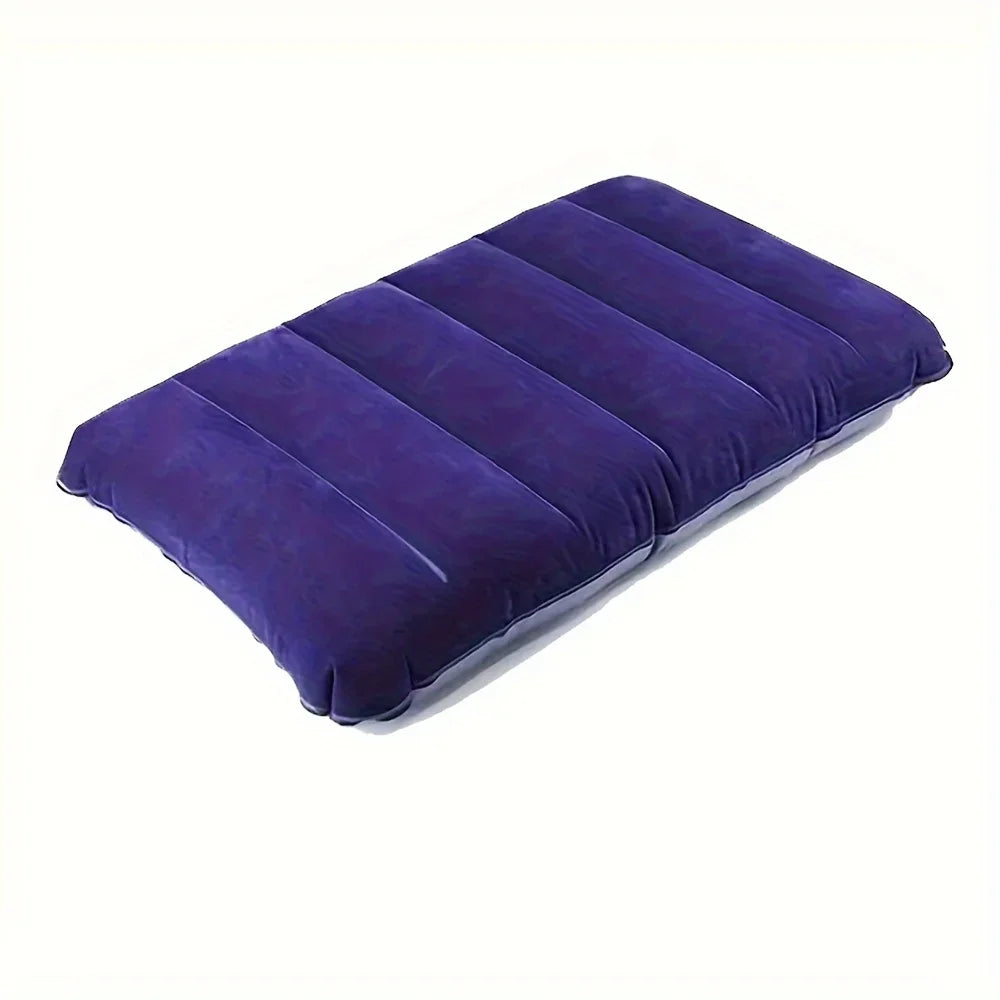 oreiller gonflable moderne couleurs variées vert gris bleu rouge violet texture douce