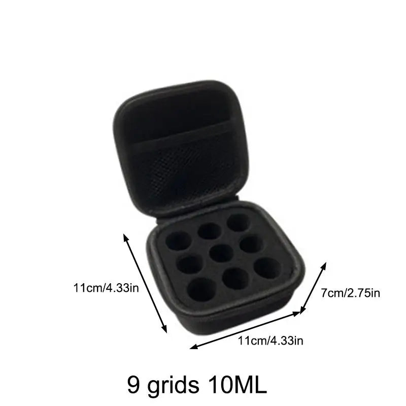 boîte rangement flacons insuline noir texture maille moderne fermeture glissière 30 emplacements