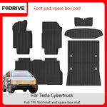 tapis sol voiture noir rayures verticales moderne antidérapant protection coffre universal adaptable