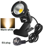 projecteur led noir moderne pinces 3000k us plug 6.6ft cable