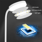 lampe rechargeable led blanc moderne interrupteur bouton poussoir cable usb flux lumineux minimaliste