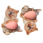 aimants réfrigérateur dessin animé chien chat orange gris rose mignon cartoon