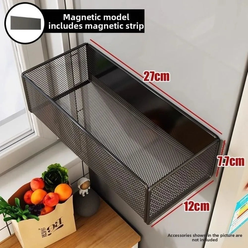 boîtes rangement aimantées étanches blanc noir modernes utilisation multiple empilables magasin réfrigérateur
